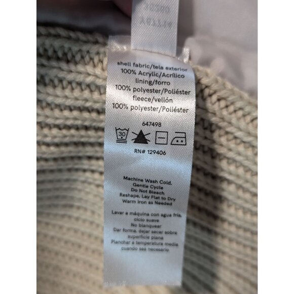 Venus Cozy & Soft Faux Fur Mixed Media Knit Open Front Cardigan Sz Small - Picture 9 of 10